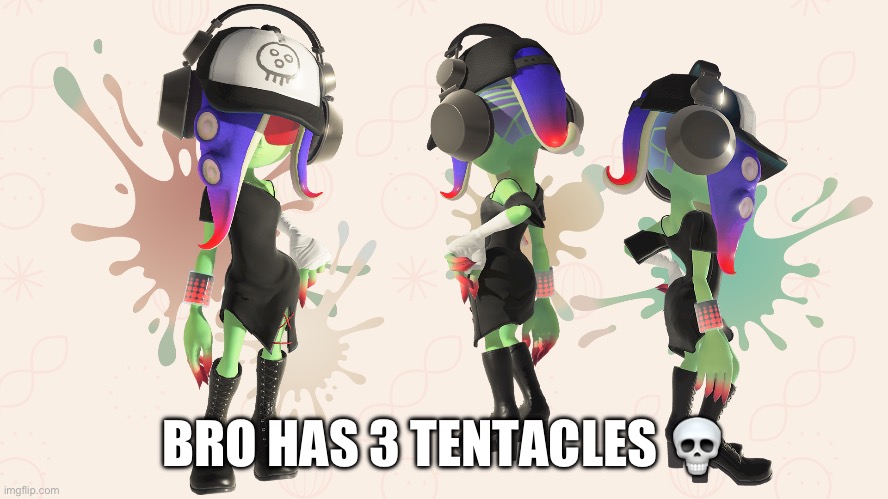Bruh never look at Acht from behind | BRO HAS 3 TENTACLES 💀 | made w/ Imgflip meme maker