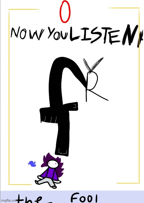 imgflip arcana day 1: R, the fool | made w/ Imgflip meme maker