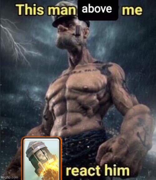 this man above me fish react him | image tagged in this man above me fish react him | made w/ Imgflip meme maker