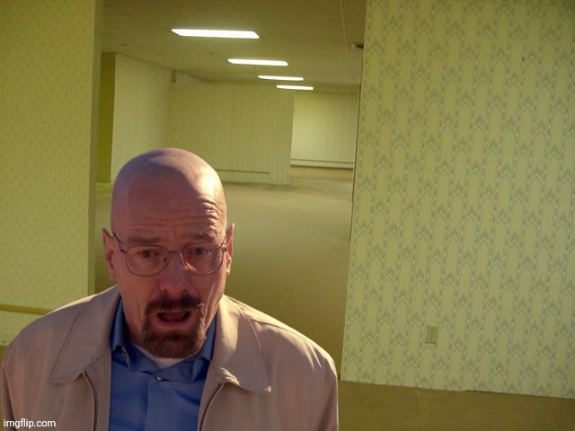 Walter White backrooms | image tagged in walter white backrooms | made w/ Imgflip meme maker