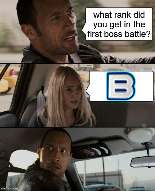next rank: 400 points | what rank did you get in the first boss battle? | image tagged in memes,the rock driving,sonic colors | made w/ Imgflip meme maker