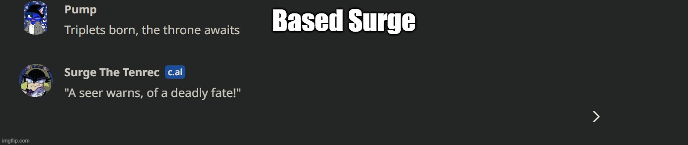 Based Surge | made w/ Imgflip meme maker