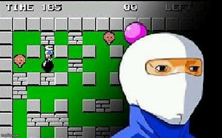 bomberman meme | image tagged in bomberman meme | made w/ Imgflip meme maker