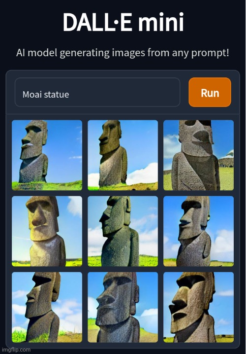 Samsung moais | image tagged in ai,ai art,dalle,dalle mini,moai,moyai | made w/ Imgflip meme maker