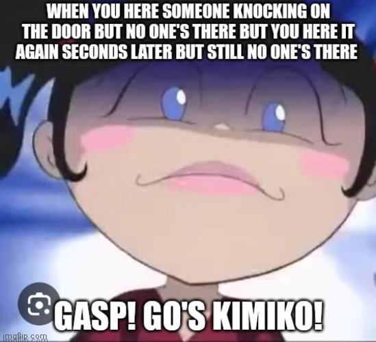 Kimiko tohomiko experiences paranormal activity | image tagged in kimiko tohomiko,funny memes kimiko tohomiko,must be paranormal,paranormal activity,paranormal,xiolion showdown | made w/ Imgflip meme maker