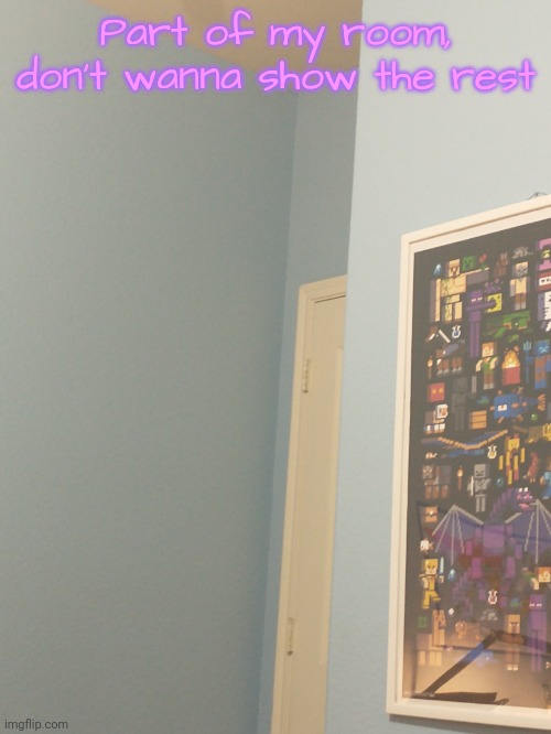 Part of my room, don't wanna show the rest | made w/ Imgflip meme maker