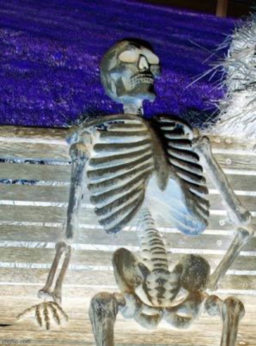 We waiting for this meme to get uninverted: | image tagged in memes,waiting skeleton | made w/ Imgflip meme maker