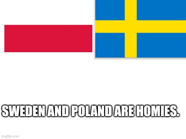 SWEDEN AND POLAND ARE HOMIES. | made w/ Imgflip meme maker