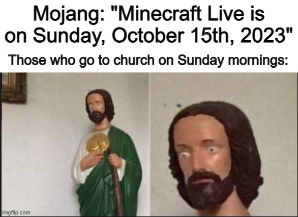 MINECRAFT JESUS WHAT WILL HE PREACH - Gerador de Memes Online