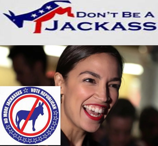 like perfume on a pig, now there's lipstick on a jackass | image tagged in not perfume on a pig/lpstick on a horse,dumbass,plandemicrats,scamdrmicrats,crazy aoc | made w/ Imgflip meme maker