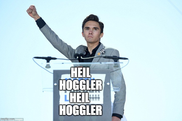 hoggler | HEIL
HOGGLER

HEIL 
HOGGLER | image tagged in heil david hogg | made w/ Imgflip meme maker