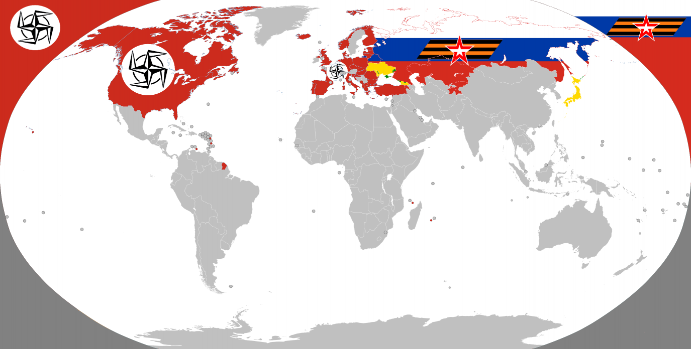 High Quality Russo-NATO War (Nazi-Fascist NATO Vs Russian Army-led Russia) Blank Meme Template