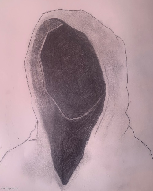 I drew what school’s see when a child wears a hoodie | image tagged in drawing,school | made w/ Imgflip meme maker