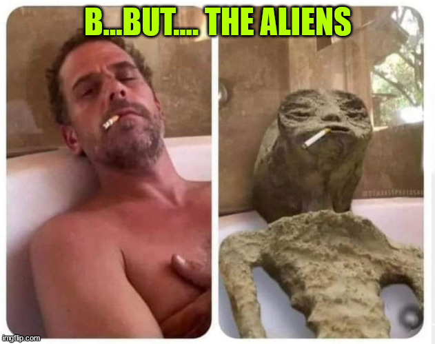 B...BUT.... THE ALIENS | made w/ Imgflip meme maker