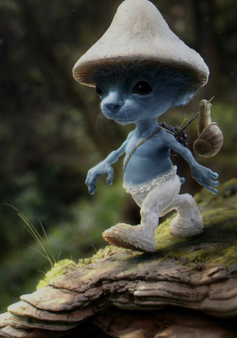 Smurf Blank Meme Template