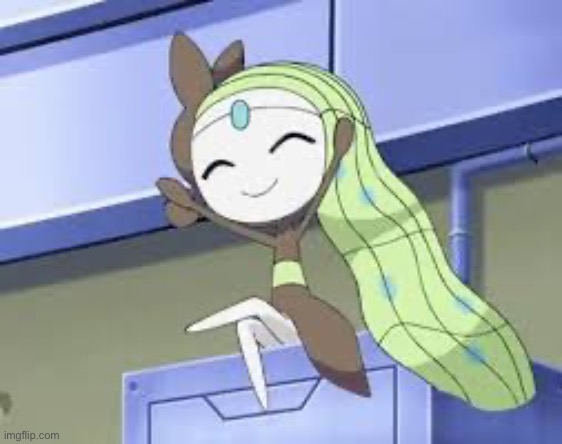 Happy meloetta | image tagged in happy meloetta | made w/ Imgflip meme maker