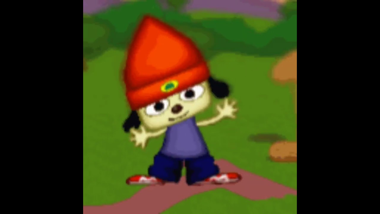 High Quality PaRappa The Rapper Blank Meme Template