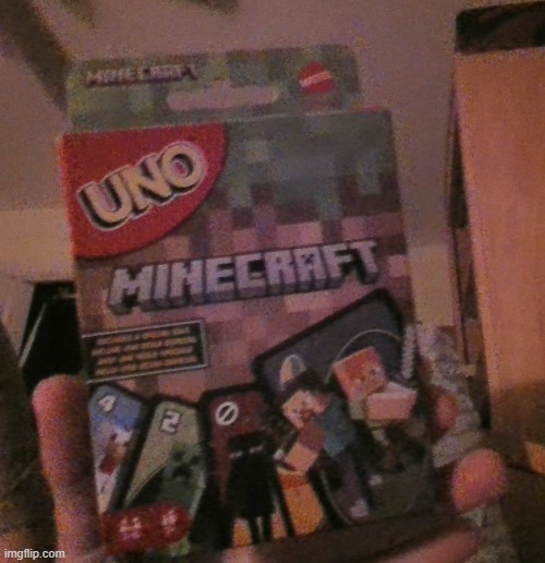 i bought this yesterday | image tagged in minecraft,uno,hip and trendy frfr | made w/ Imgflip meme maker