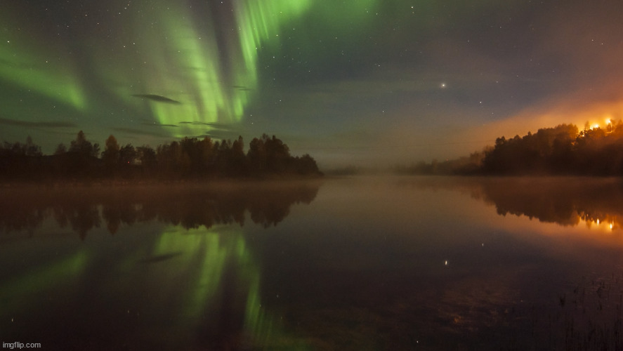 Northern lights | image tagged in awesome,pictures,lights | made w/ Imgflip meme maker