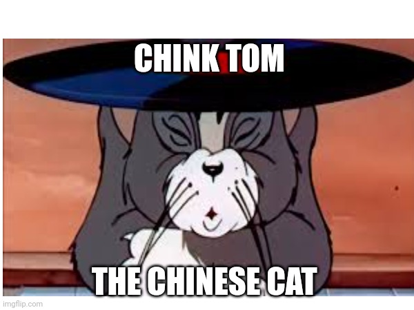Ching | CHINK TOM; THE CHINESE CAT | image tagged in cats | made w/ Imgflip meme maker
