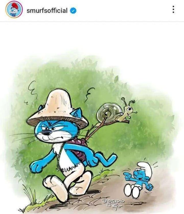 How To Draw Smurf Cat 
