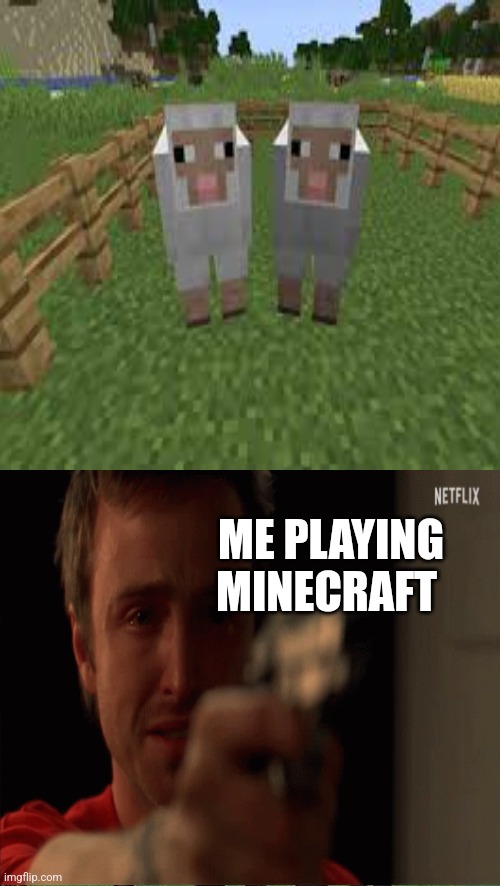 Relatable and sad | ME PLAYING MINECRAFT | image tagged in memes,finding neverland | made w/ Imgflip meme maker