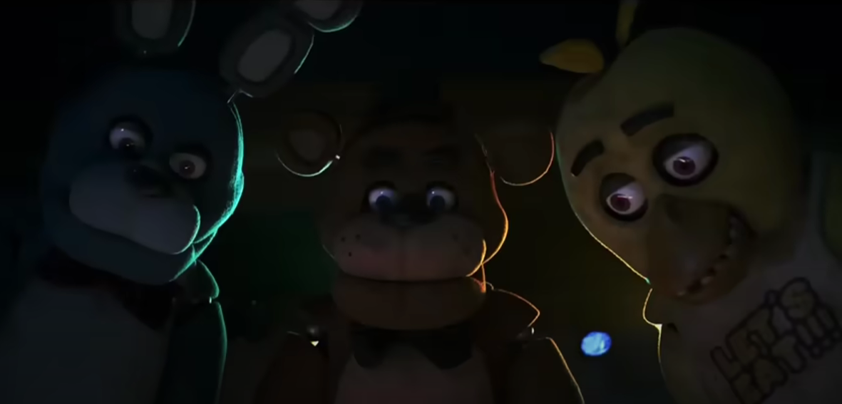 Shocked Freddy, Bonnie, and Chica Blank Meme Template