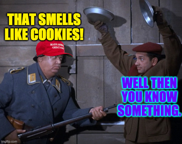 THAT SMELLS LIKE COOKIES! WELL THEN
YOU KNOW
SOMETHING. | made w/ Imgflip meme maker