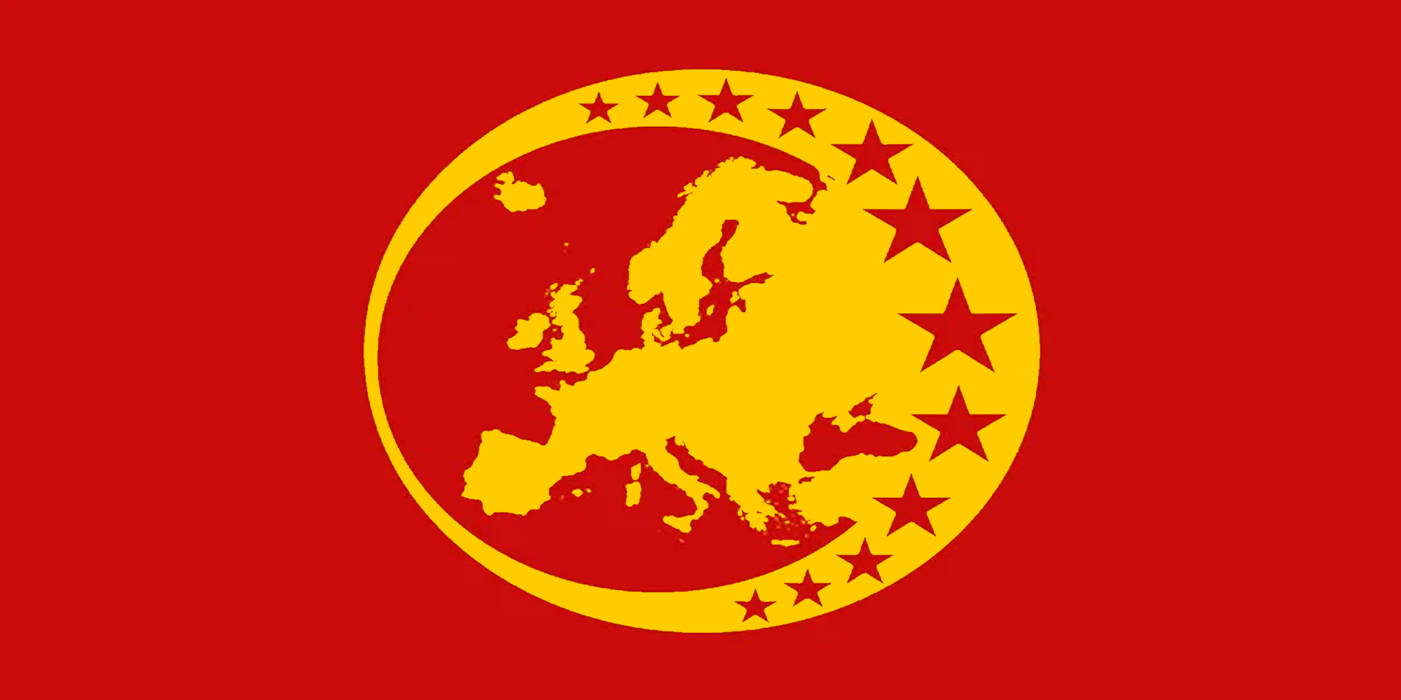 High Quality EUSSR (European USSR) flag Blank Meme Template