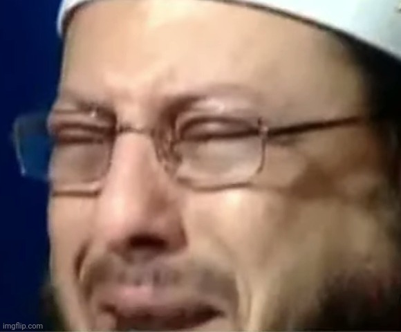 image tagged in crying sheikh | made w/ Imgflip meme maker