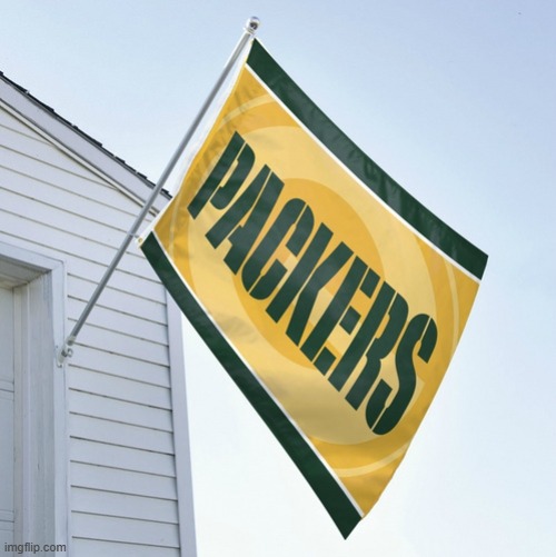 Packers Flag | image tagged in packers flag | made w/ Imgflip meme maker