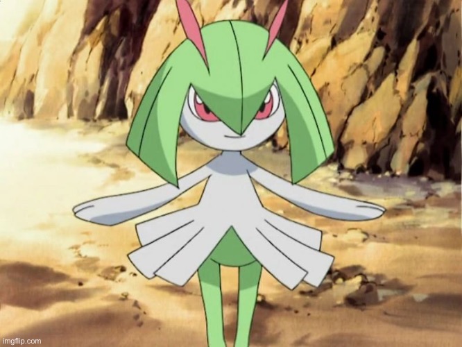 Kirlia | image tagged in kirlia | made w/ Imgflip meme maker