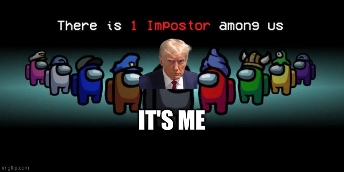 impooster | IT'S ME | image tagged in impostor among us | made w/ Imgflip meme maker