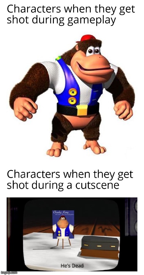 image tagged in chunky kong | made w/ Imgflip meme maker