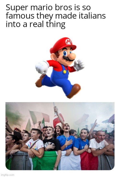 image tagged in mario | made w/ Imgflip meme maker