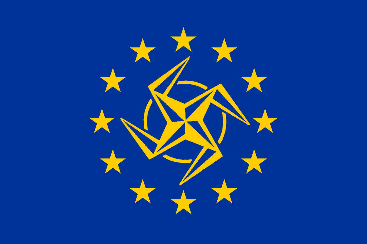 High Quality NaziNATO EU flag Blank Meme Template