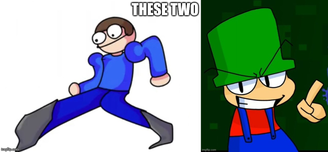 THESE TWO | image tagged in dave goofy ahh,bambi | made w/ Imgflip meme maker