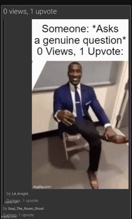 0 views, 1 upvote | made w/ Imgflip meme maker