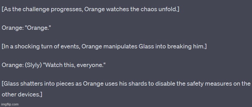 orange lore | made w/ Imgflip meme maker