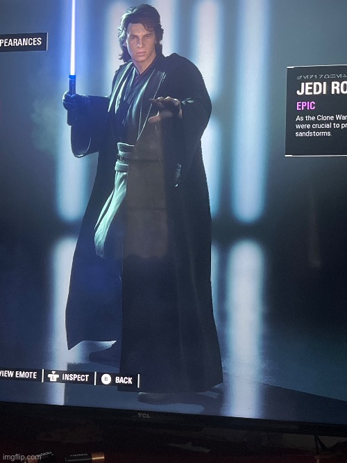 5 upvotes and I play as that that terrible version of Anakin | made w/ Imgflip meme maker