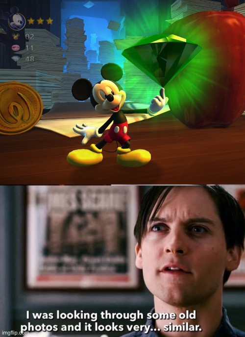Hold on a second… | image tagged in spider-man looking through some old photos and it looks very sim | made w/ Imgflip meme maker