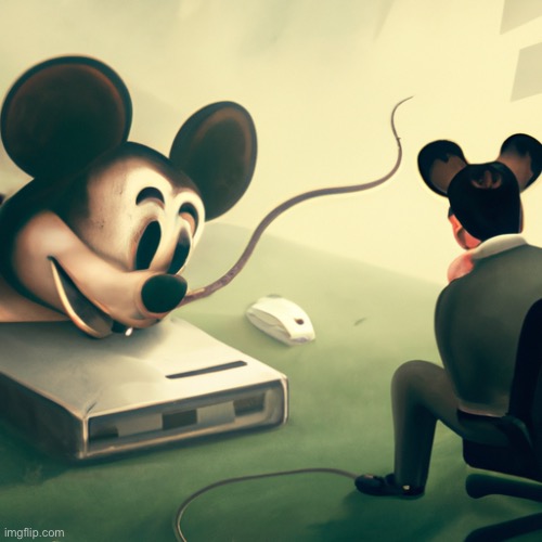 Man watching Mickey Mouse get beaten to death on tv | image tagged in man watching mickey mouse get beaten to death on tv | made w/ Imgflip meme maker