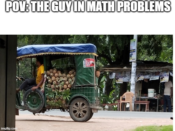 apple of pine | POV: THE GUY IN MATH PROBLEMS | image tagged in guy in the math problem | made w/ Imgflip meme maker