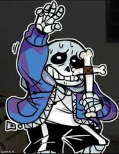 sans holding a cross | image tagged in sans holding a cross | made w/ Imgflip meme maker