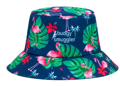 High Quality Budgy Smuggler Bucket Hat Flamingo Blank Meme Template
