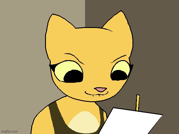 Katia drawing | image tagged in cat | made w/ Imgflip meme maker