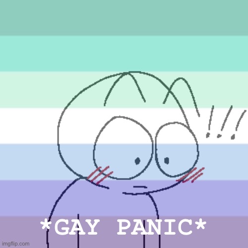 tfw the guy you like offers to do somethign noce for yo u | *GAY PANIC* | made w/ Imgflip meme maker