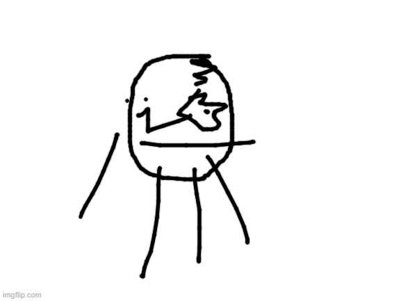 i drew golden flumpty from memory | image tagged in blank white template | made w/ Imgflip meme maker