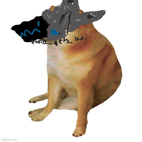 Cheems complete with a crappy protogen visor | image tagged in cheems | made w/ Imgflip meme maker