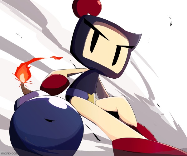 The Handsome Bomber (Art by MRN) | made w/ Imgflip meme maker